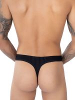 Eros Veneziani Nero: Ouvert-Ring-String, schwarz