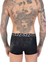 Eros Veneziani Leopardo: Push-Up Boxer, schwarz/grau