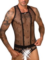 Eros Veneziani Net: Tanktop, schwarz