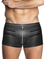 Noir Handmade: Wetlook-Short H006, schwarz