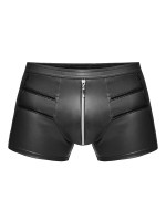 Noir Handmade: Wetlook-Short H006, schwarz